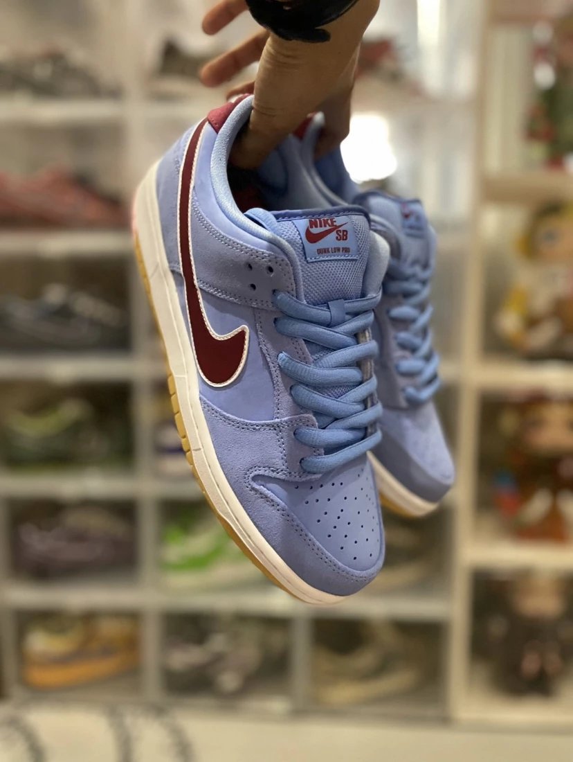 NK SB Zoom Dunk Low PRM "Phillies" 费城人 泡泡糖 Foto QC de WEIDIAN na Qualit.ly