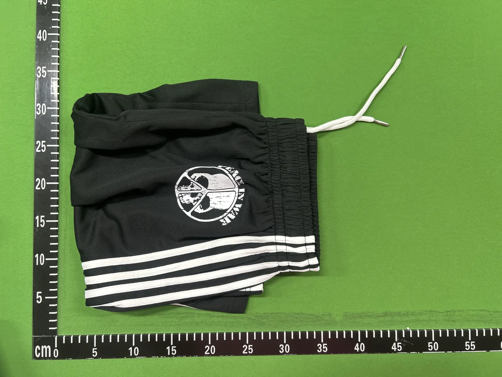 Peace In Waves Black Shorts