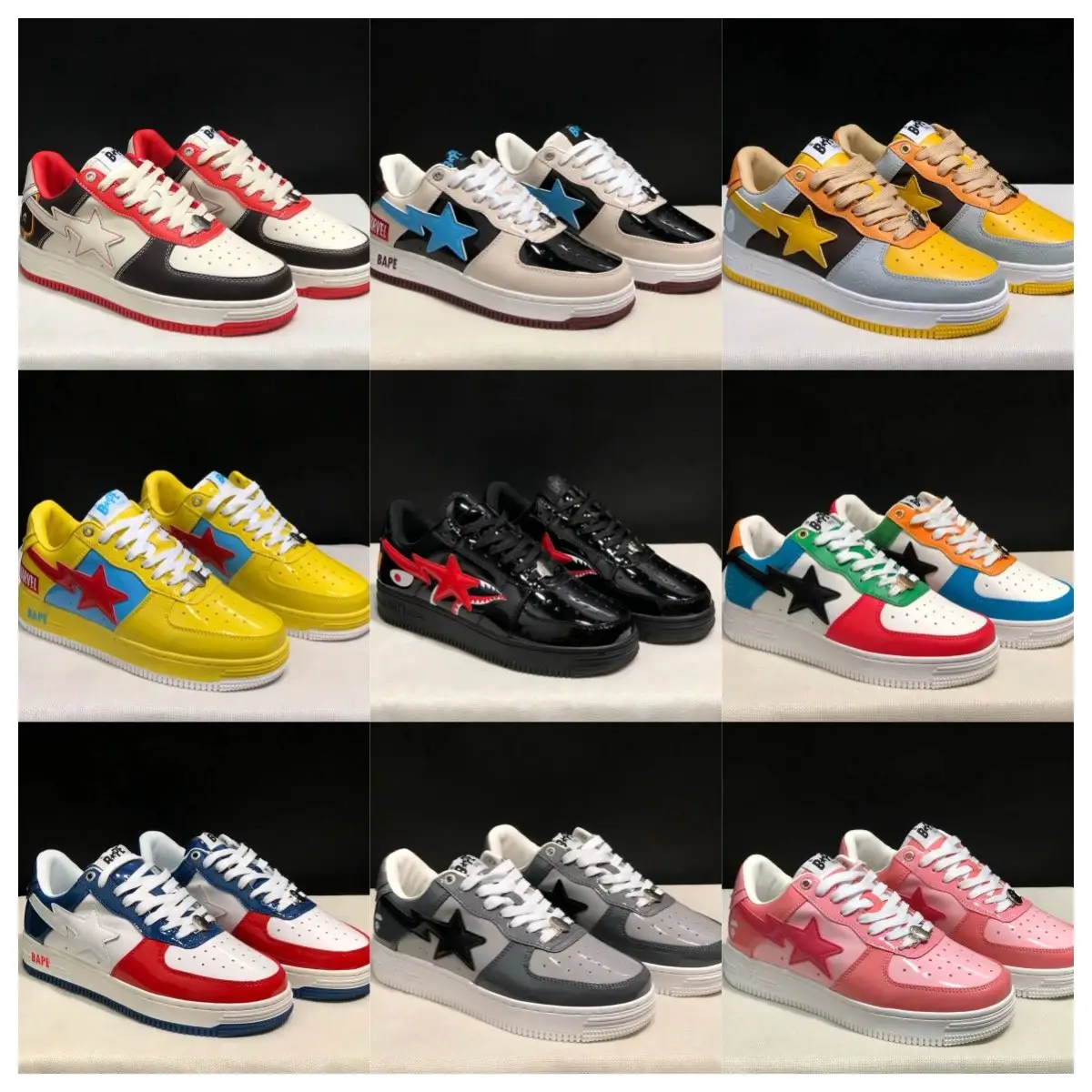Trendy high street fashion sneakers b1-SQ002（15%off）