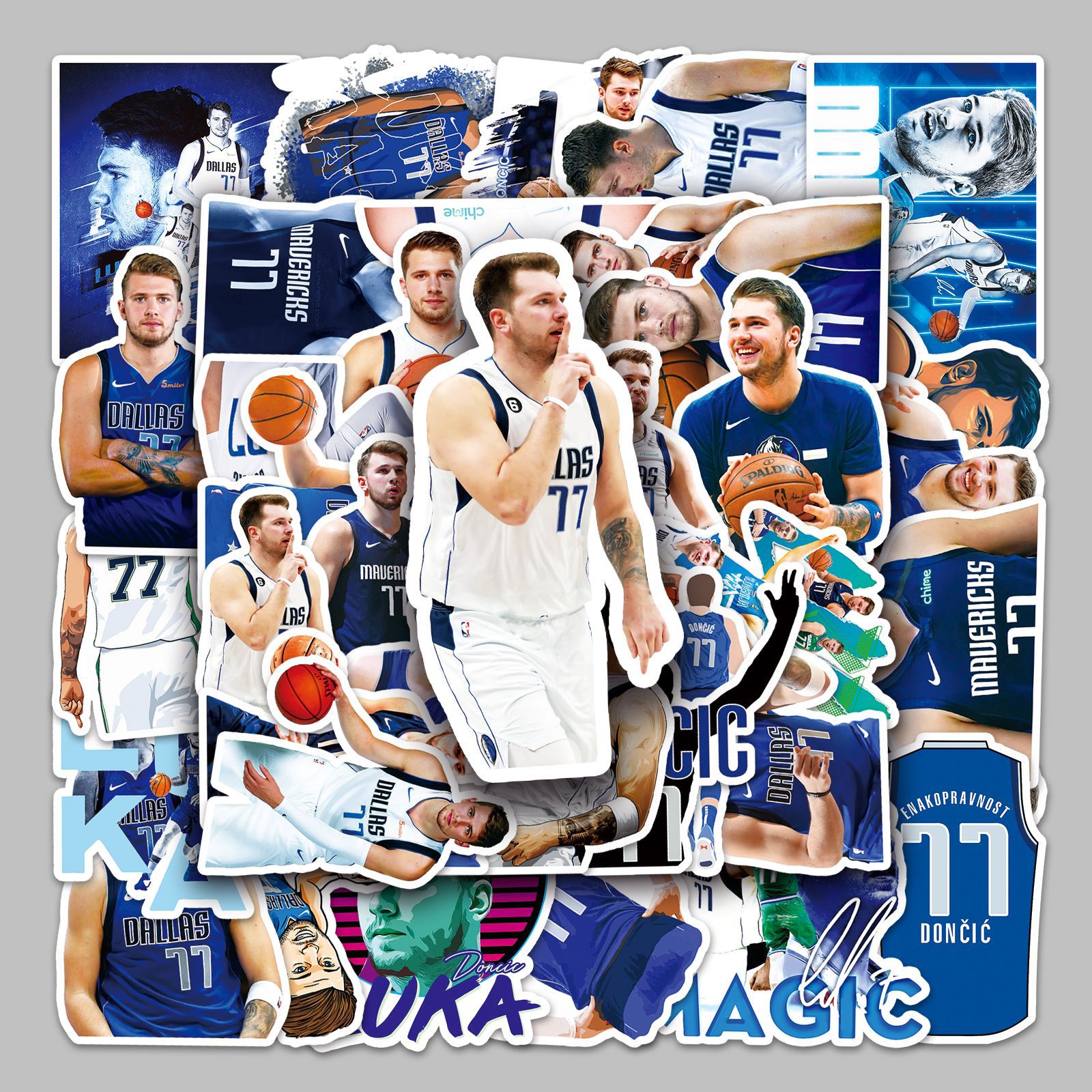 50 Zhang Dongqiqi miracle boy sticker basketball star DIY notebook mobile phone case hand ledger sticker waterproof