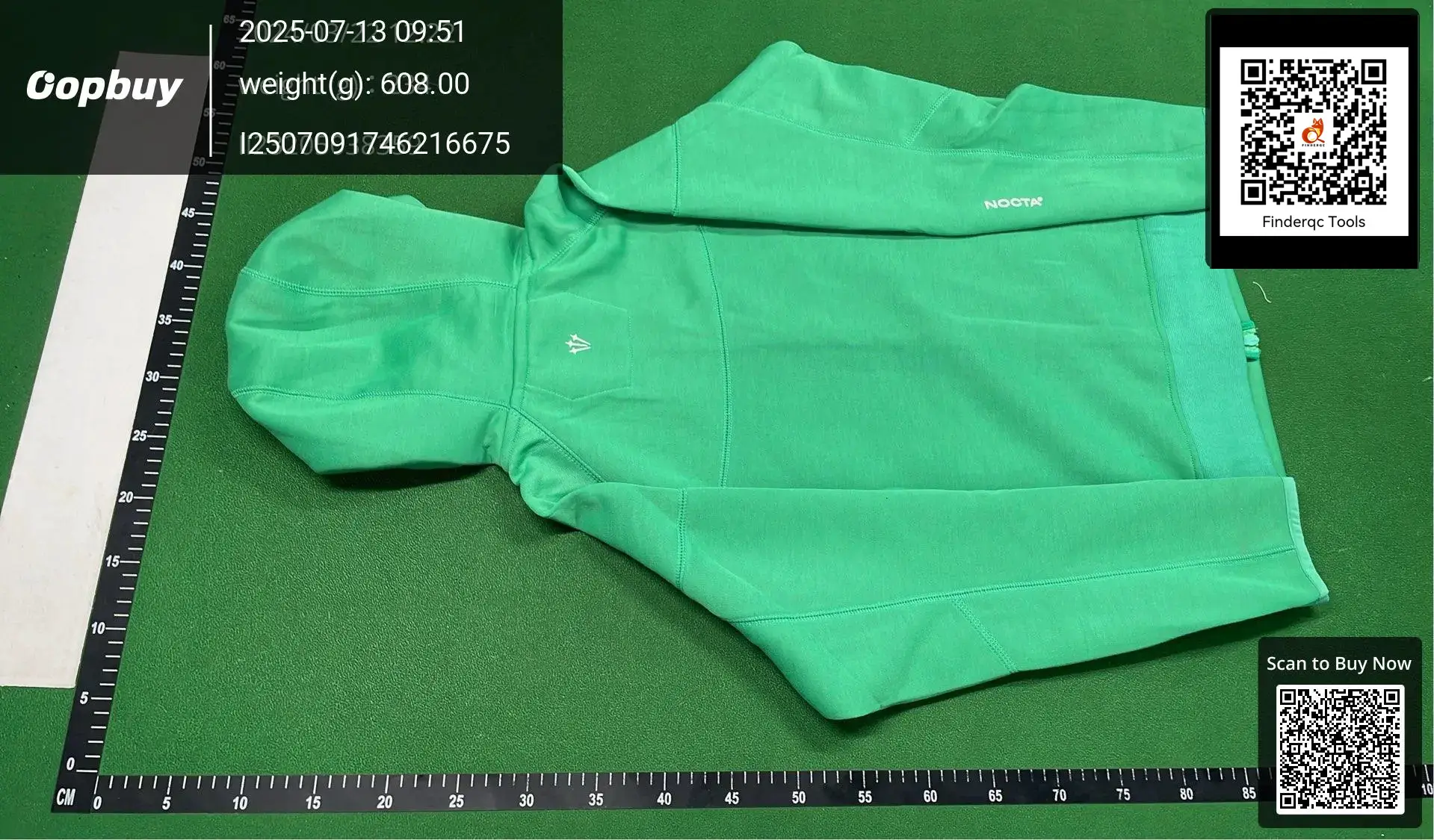 Rep - NOCTA hooded zipper jacket