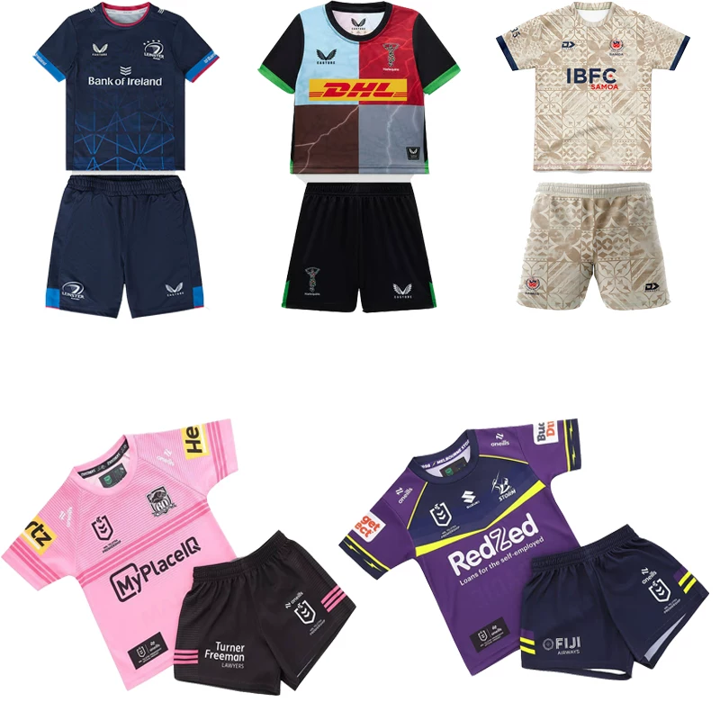 2026NRL Australian Doghead Black Panther Clown Samoa Mingster City Children's Rugby Set
