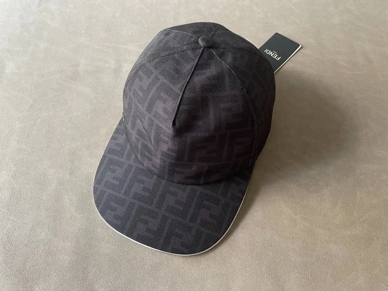 Fendi FF Pattern Baseball Cap