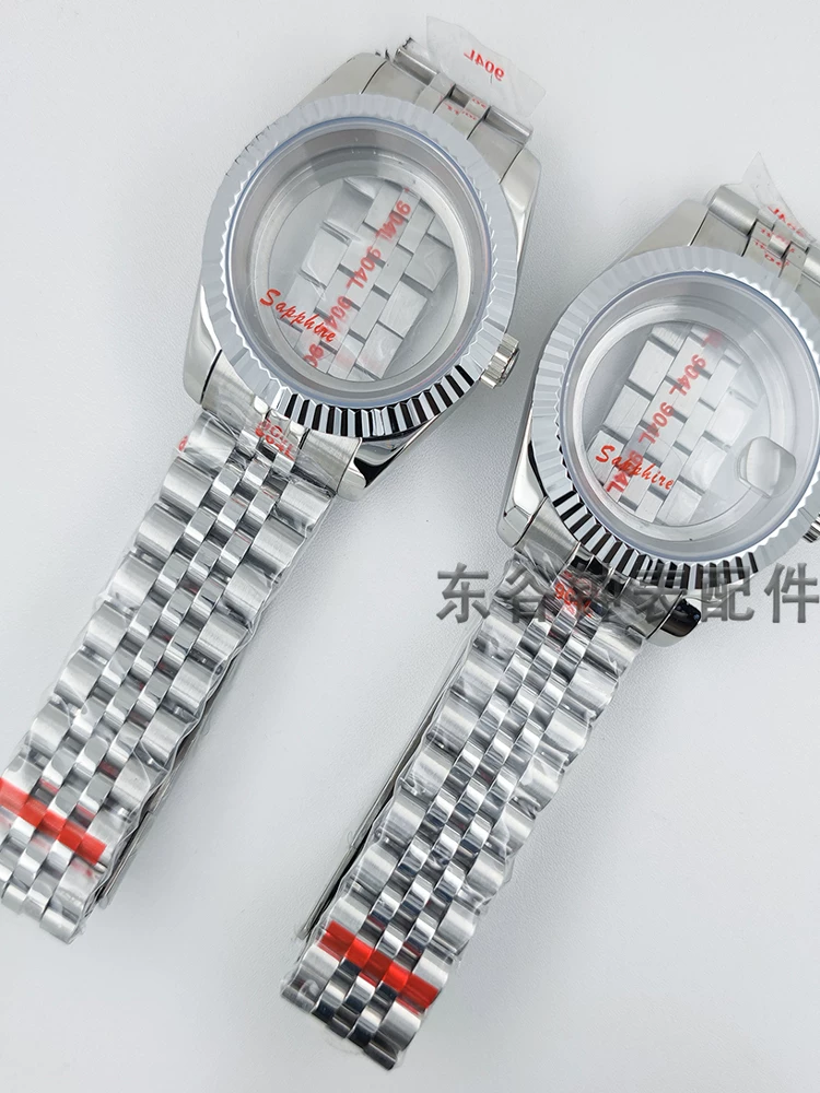 Watch Accessories 40/41mm Log Case Suitable for Nh34 Nh35 Nh36 Movement Stainless Steel Case QC-foto van TAOBAO op Qualit.ly