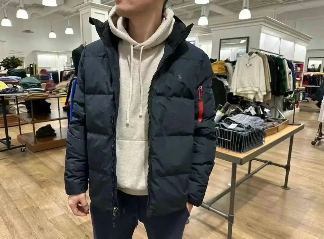 RL 24SS New Down Jacket Detachable Cap Windproof and Waterproof羽绒服 RK