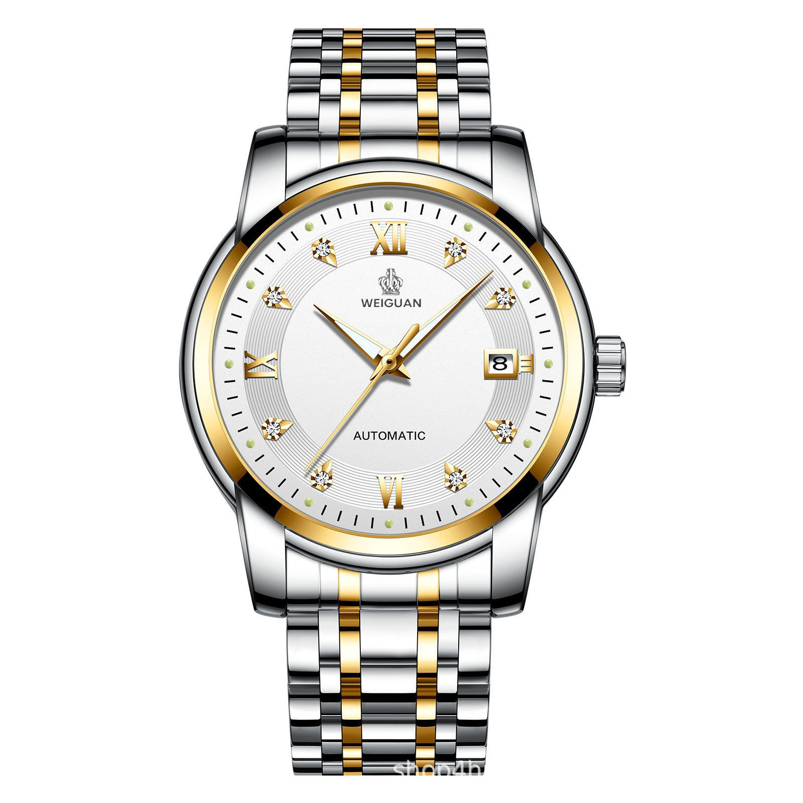 New 2025 Business Men's Watch Hollow Mechanical Watch Men's Watch Imitation Fully Automatic Mechanical Watch Quartz Watch Wholesale