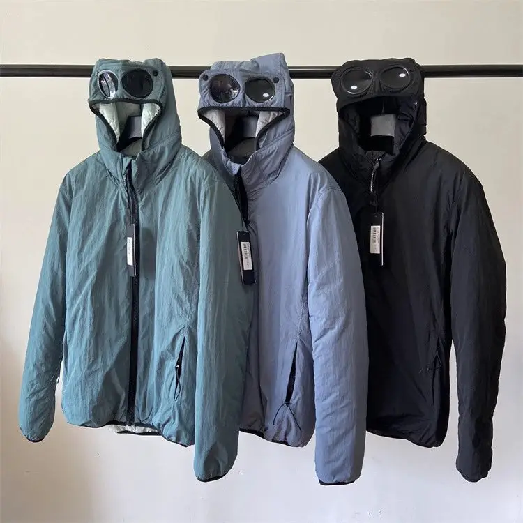 新款秋冬男式休闲连帽防风棉服青年保暖开衫拉链夹克棉衣情侣
