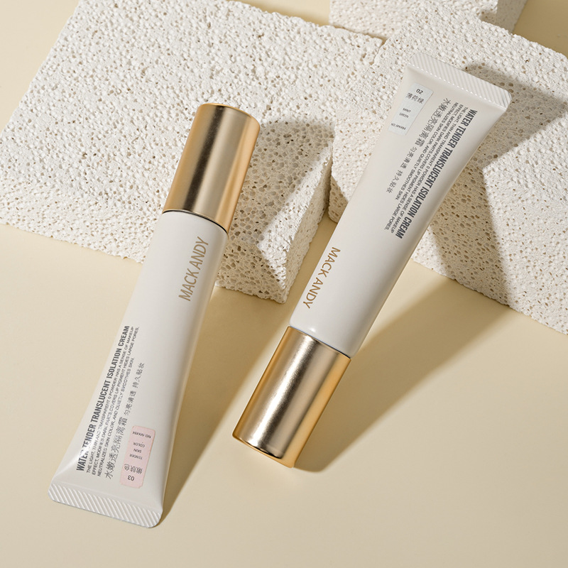 Marco Andy Tender and Transparent Isolation Cream Waterproof Sweat-proof Natural Service Isolation Color Repair Concealer All-in-One