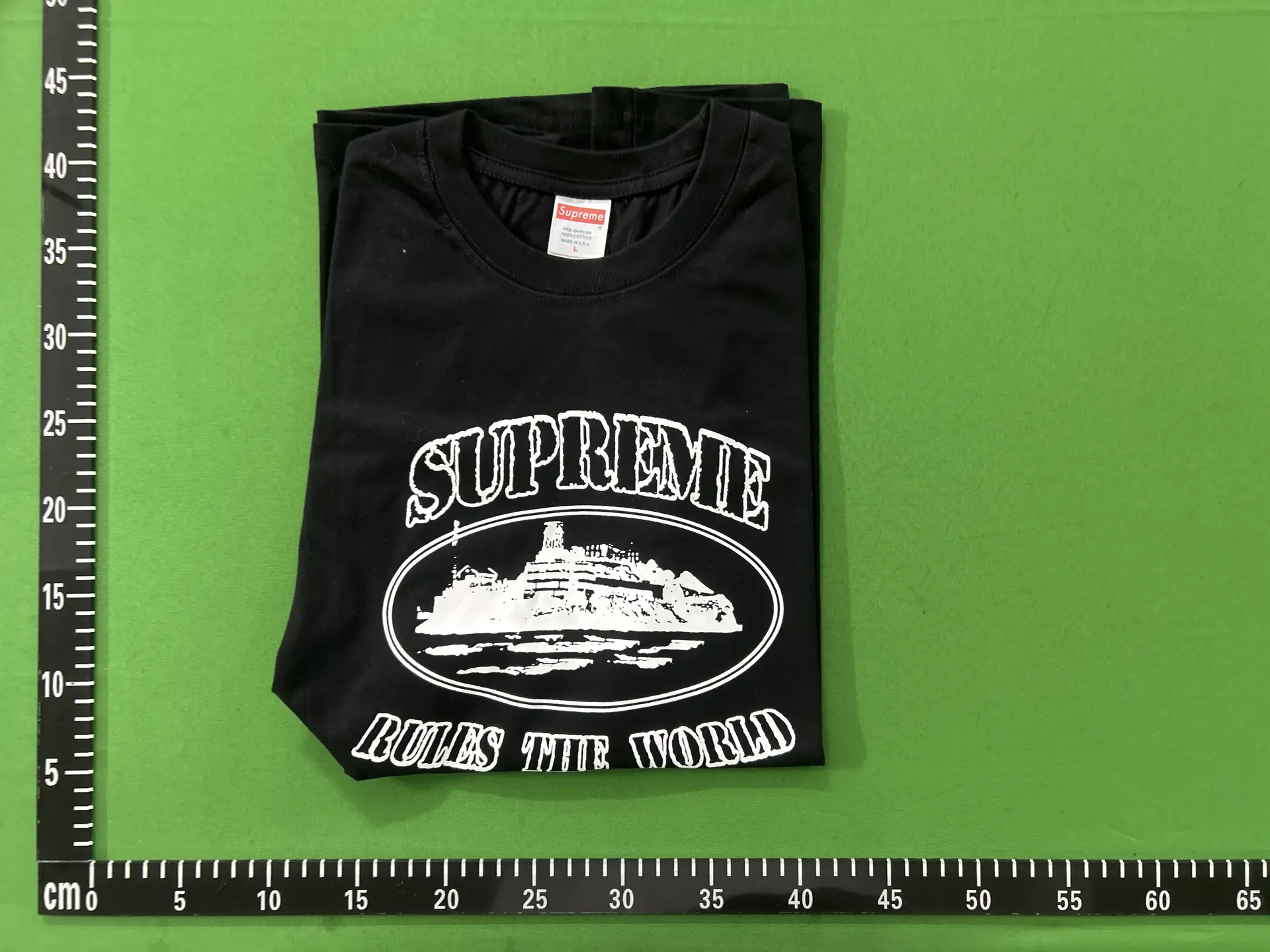 Supreme Rules The World T-shirt Black