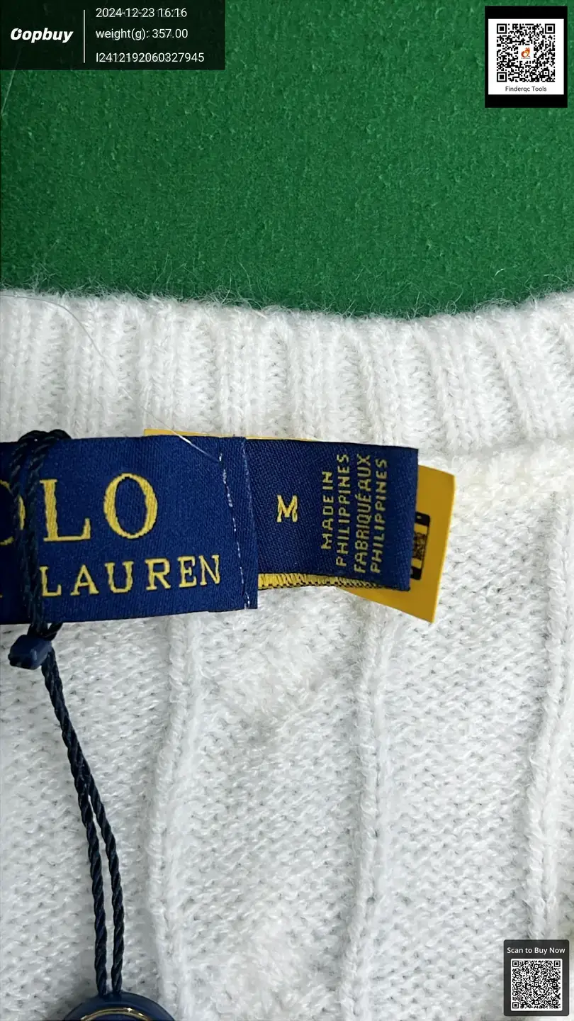 Real shot RL Ralph pony logo sweatable sweater women's autumn and winter twist V-neck sweater top women's sweater