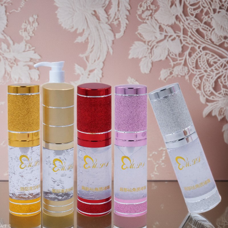 Embroidered Lip Exfoliating Gel Lip Floating and Dead Skin Removal Gel Eyebrow Cleaning and Disinfectant Ice Crystal Factory Outlet