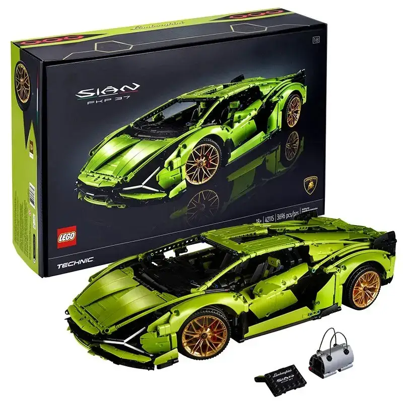 LEGO乐高积木兰博基尼赛车 布加迪威龙