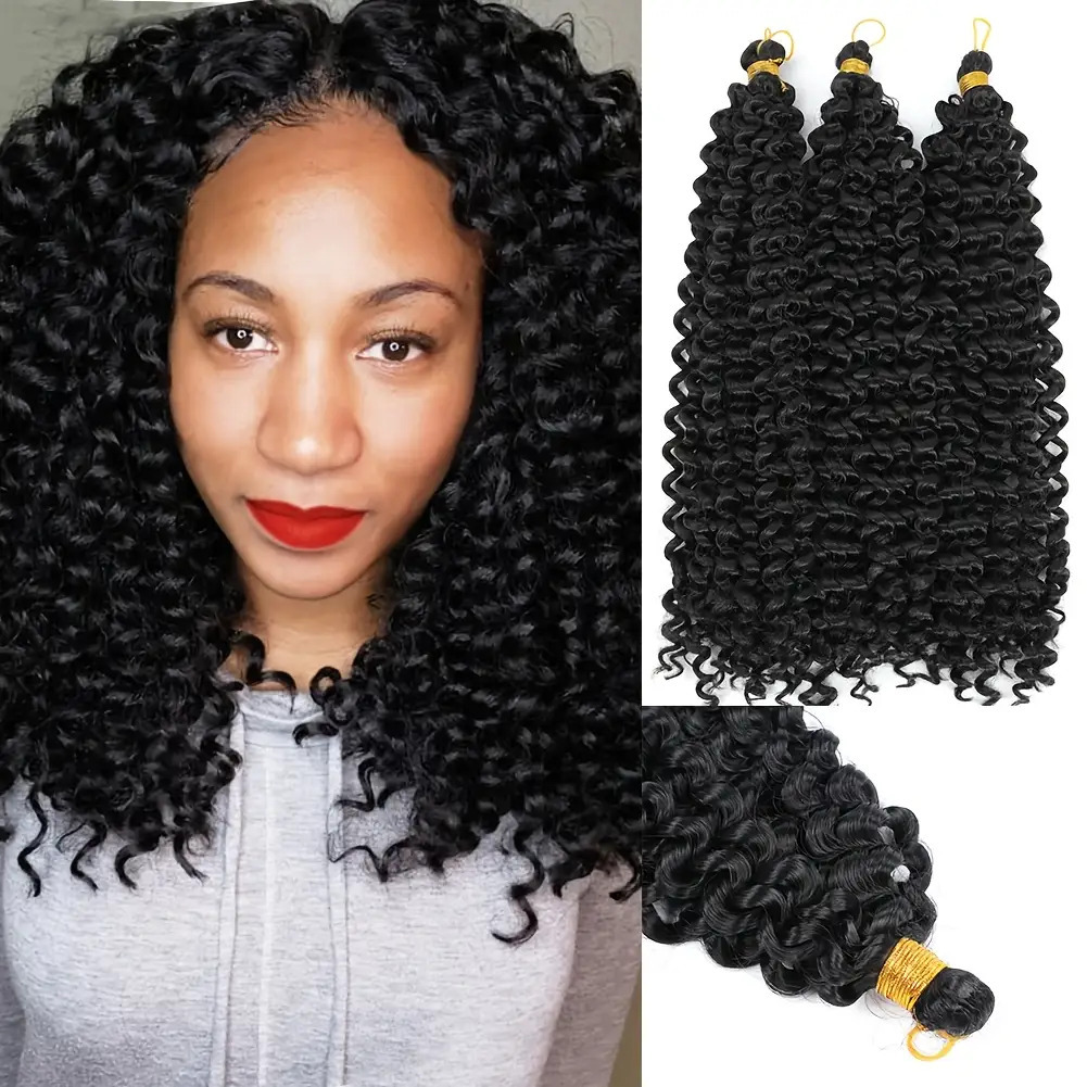 Water Wave Crochet Braids Hair Extension Dirty Braid Wig Water Wave Curly Hair for Women QC-Foto von 1688 auf Qualit.ly