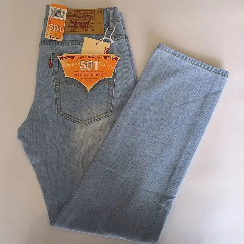 Levi's 501 Straight Leg Button-Fly Jeans