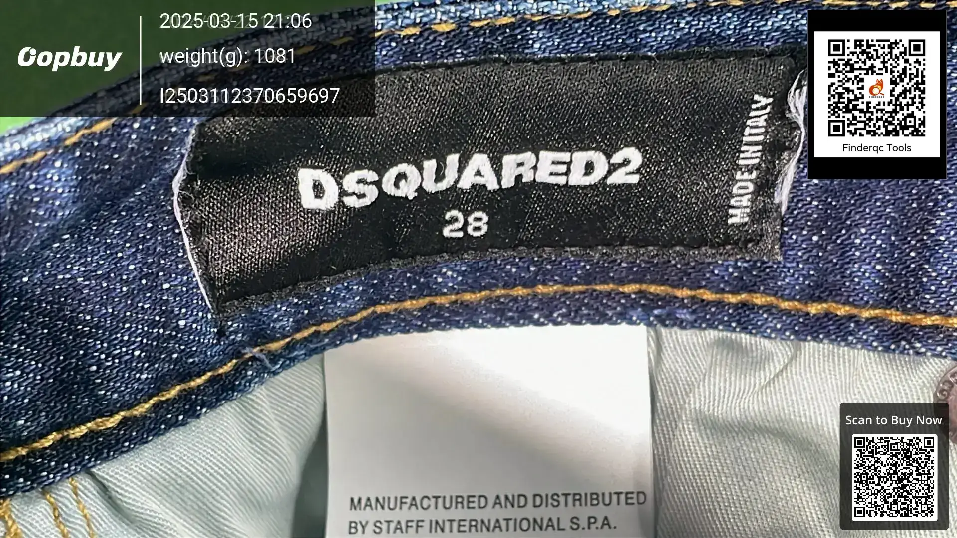2023 spring and autumn stretch washed personalized inkjet embroidery tight nightclub fashion ripped D2 Jeans men's pants