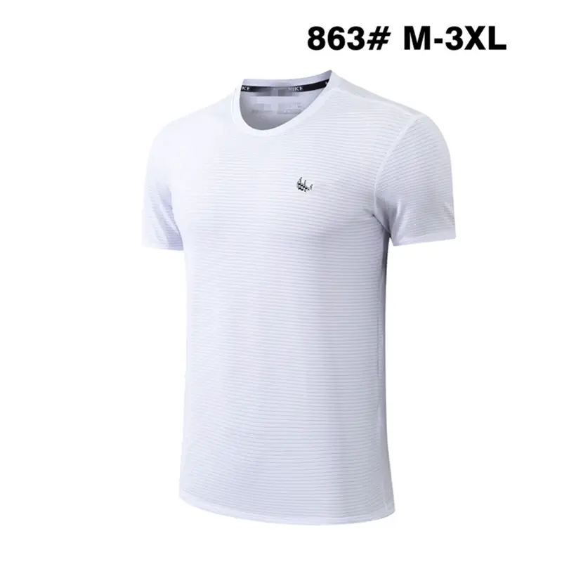 Anai Sports Short-sleeved Quick-drying Summer Men's Ice Silk Sweat-absorbent Running Training Fitness Top Loose Crewneck T-shirt