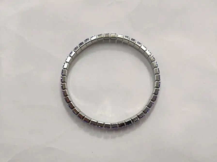 Tennis chain bracelet bracelet hip hop hip hop bracelet accessories seamless welded flash diamonds inlay
