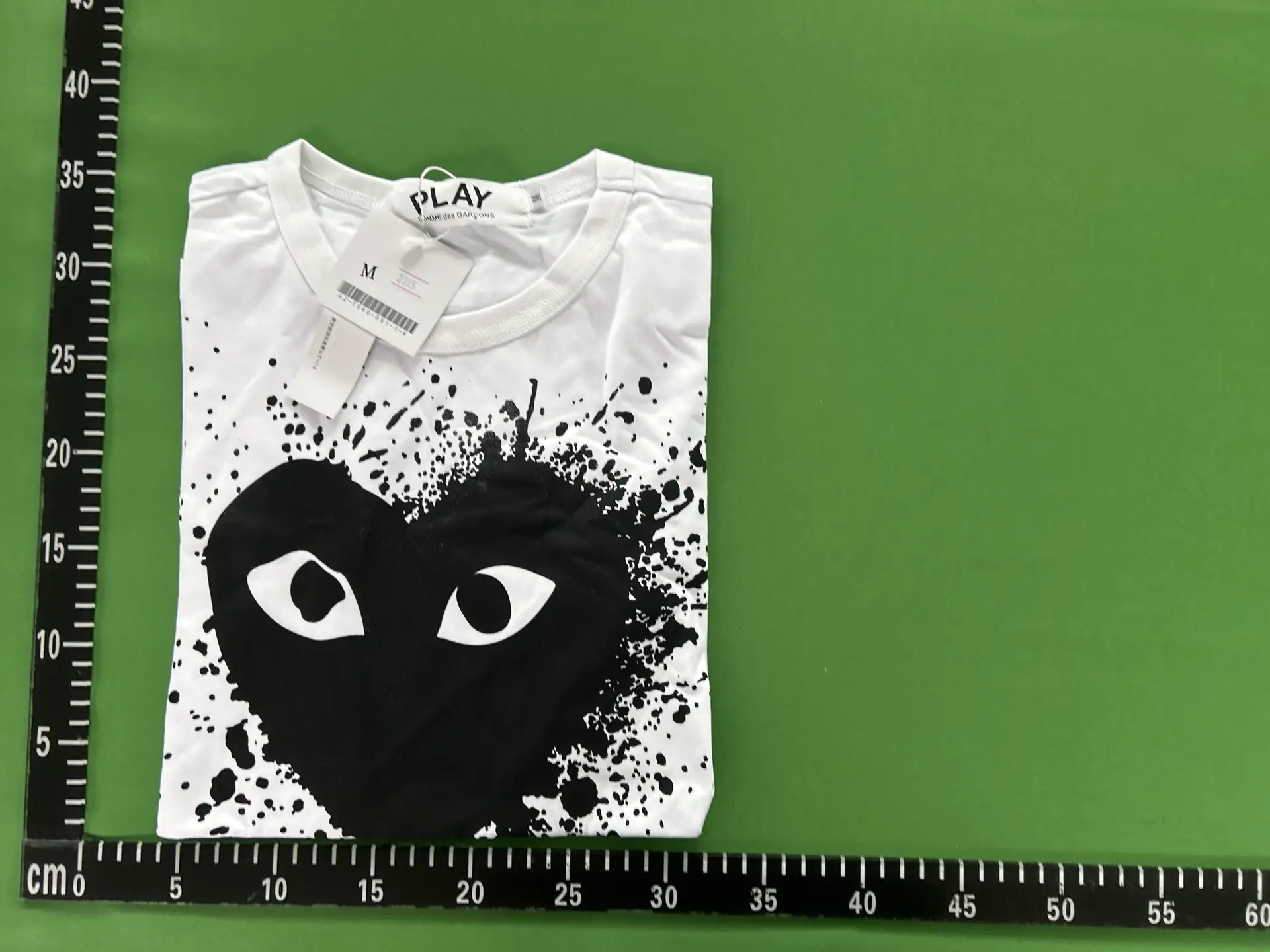 PLAY Comme des Garçons T-shirt Black Heart White