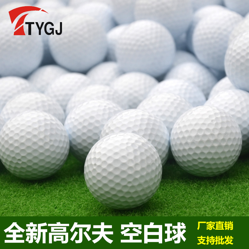 Ttygj New Golf Ball Golf Blank Practice Ball Long-Distance Ball Cross-Border Supply Durable