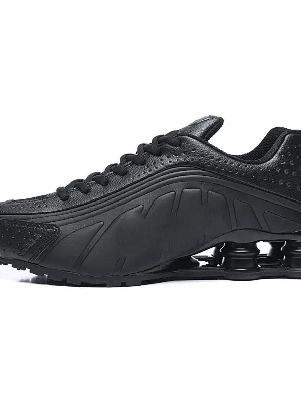 [Chifeng] Special Offer Men's Shoes Classic Air Cushion Running Shoes Retro Air Cushion Shoes Men's Black Plaid Casual Sports Shoes