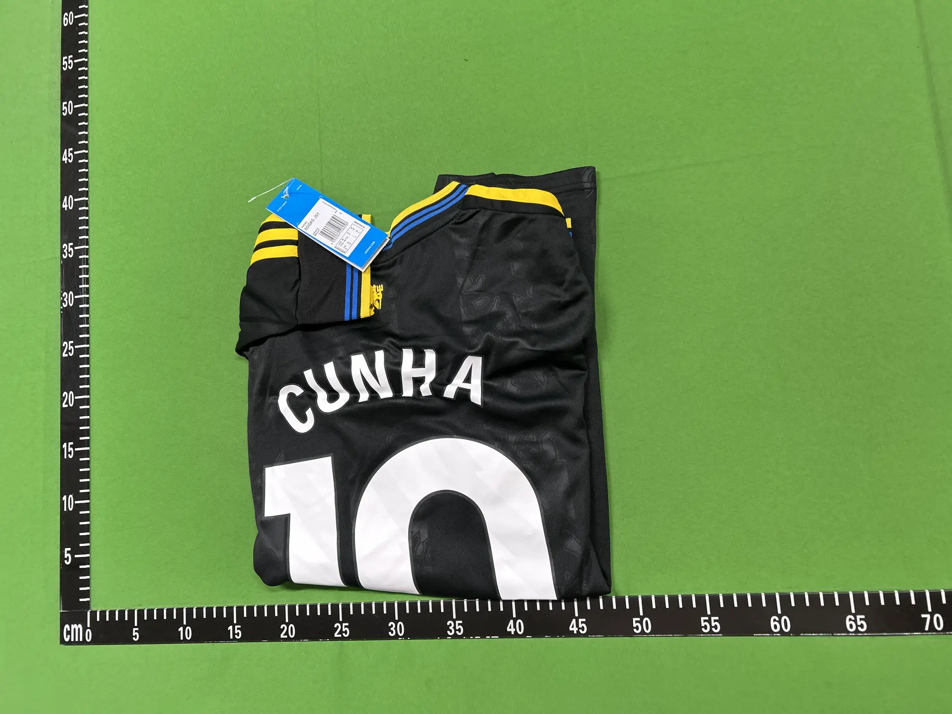 Adidas Cunha 10 Black Football Jersey