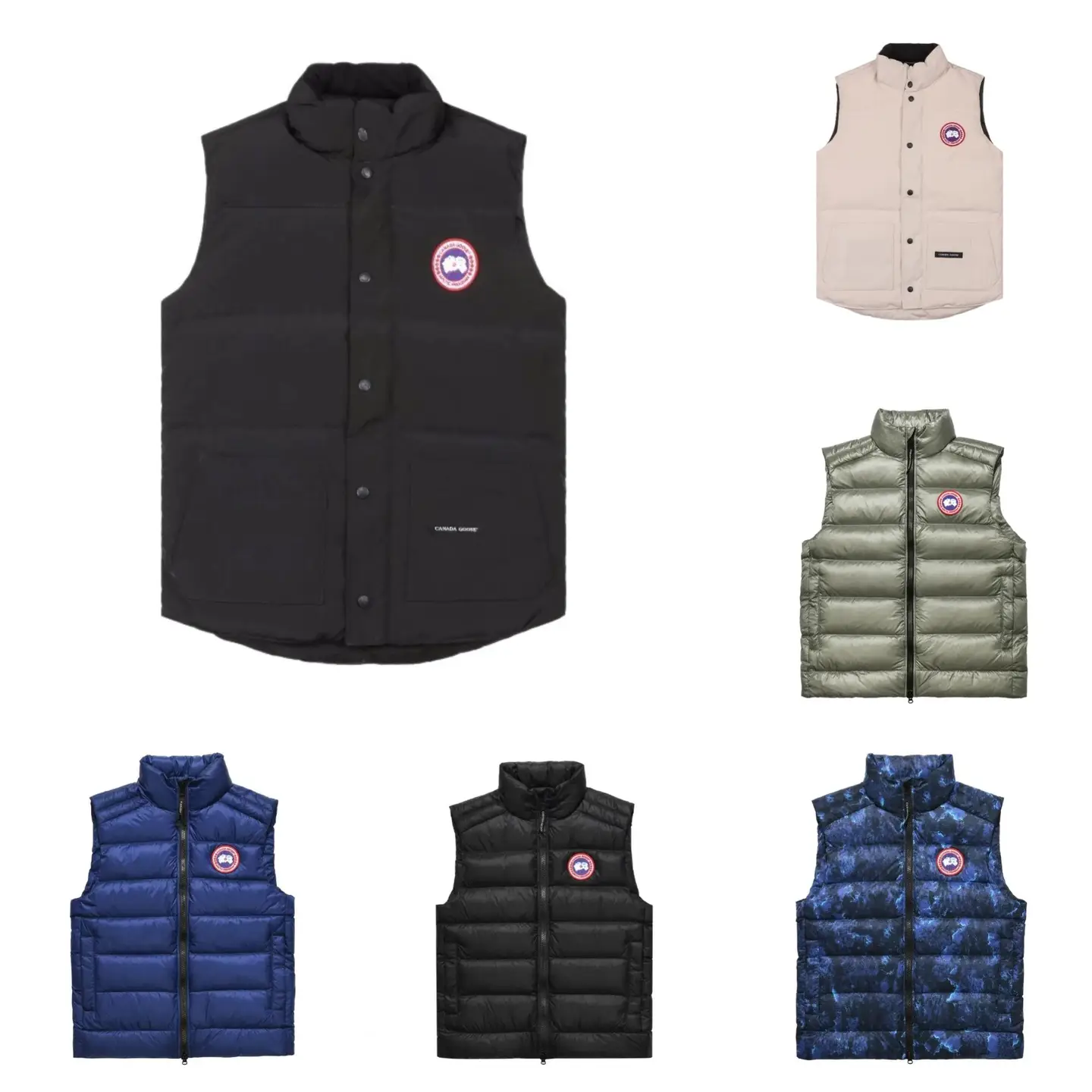 冬季经典百搭款羽绒服马甲 001