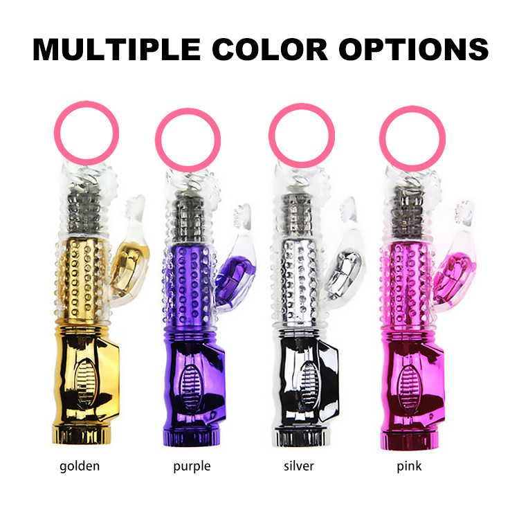 Electroplated Mermaid Ball stick female happy appliance Double G-Point vibration massage stick cross-border mermaid rabbit stick