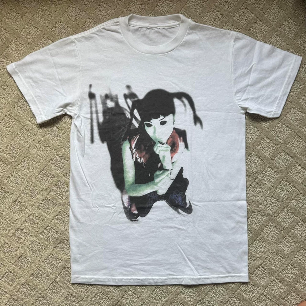 Joy Divizn Fck Off Girl Tee Super Clean, No Flaws T-Shirt, Short-Sleeved, Trendy.