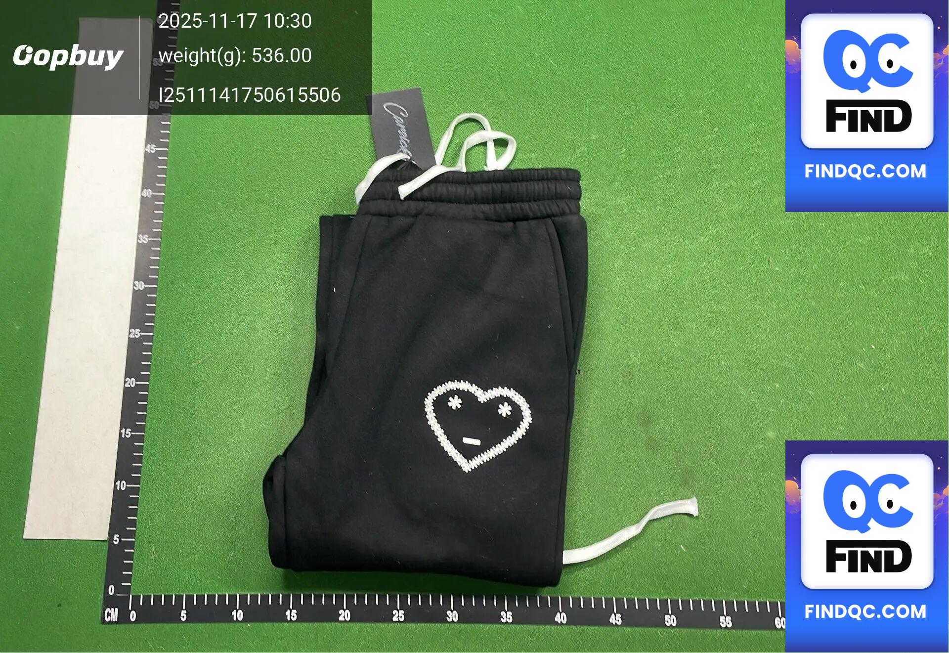 Carsicko Love Sports suit fleece-lined Loose Sweater Sports Pants European and American Hip Hop Men's and Women's Hoodie Trendy QC