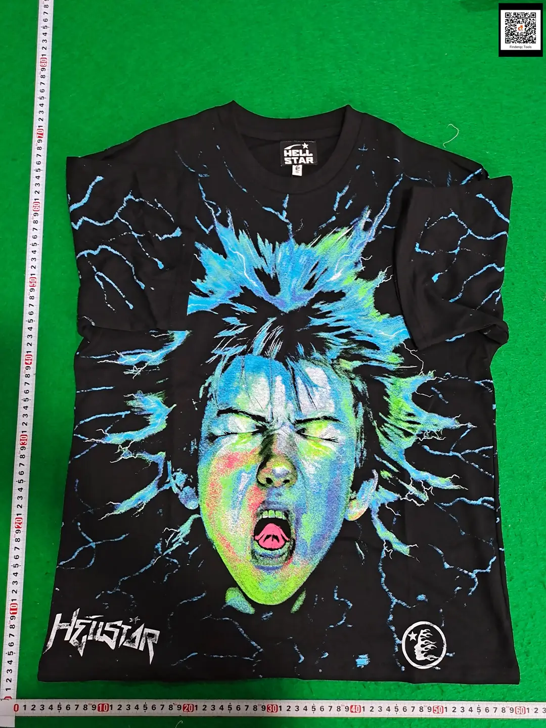 Fog Hell Ins Hell Star Fashion High Street Super Hot Hip Hop Cool Fun Printing Short Sleeve T-shirt Men