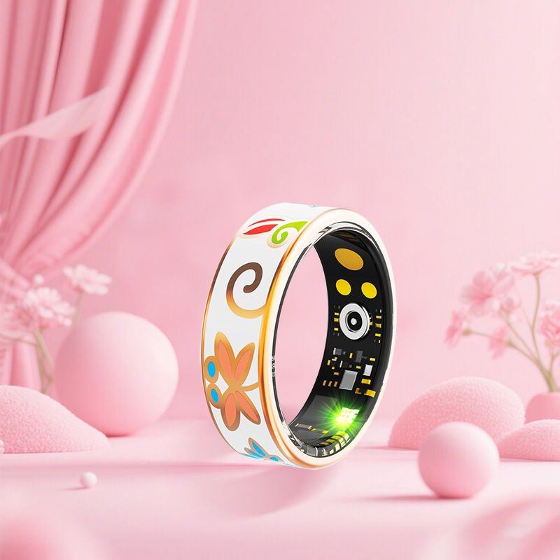 R18 Smart Ring Heart Rate Blood Oxygen Sleep Monitoring Step Meter Smart Ring Cross Border Ladies Smart Ring