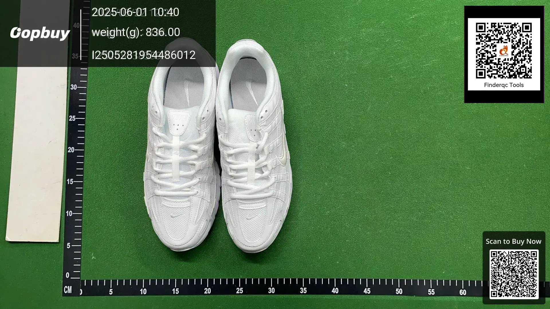 Nike P-6000 White Running Shoes