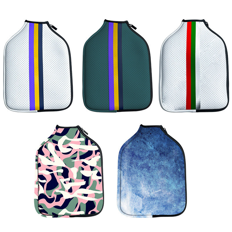 Customized Cross-Border Diving Material Sports Tennis Racket Bag Table Tennis Racket Bag Ball Feather Racket Protective Cover Pickleball Racket Cover
