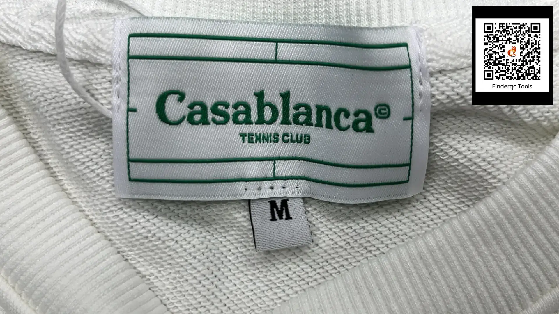 Casablanca round neck heavy loose 360g terry sweater beautiful tide men and women limited rainbow creative printing