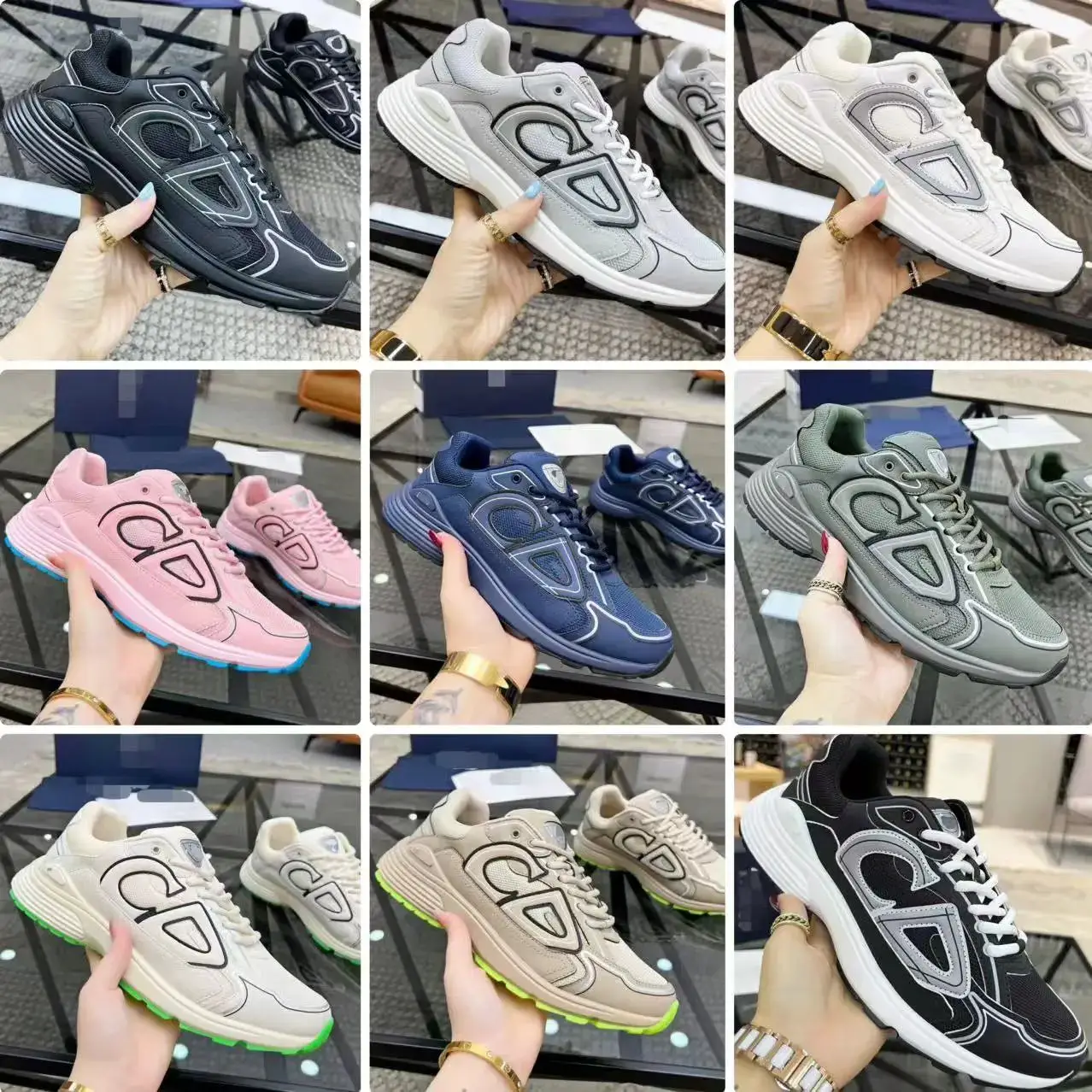 B30 B22 舒适简约 休闲鞋跑步鞋 男女款 J011