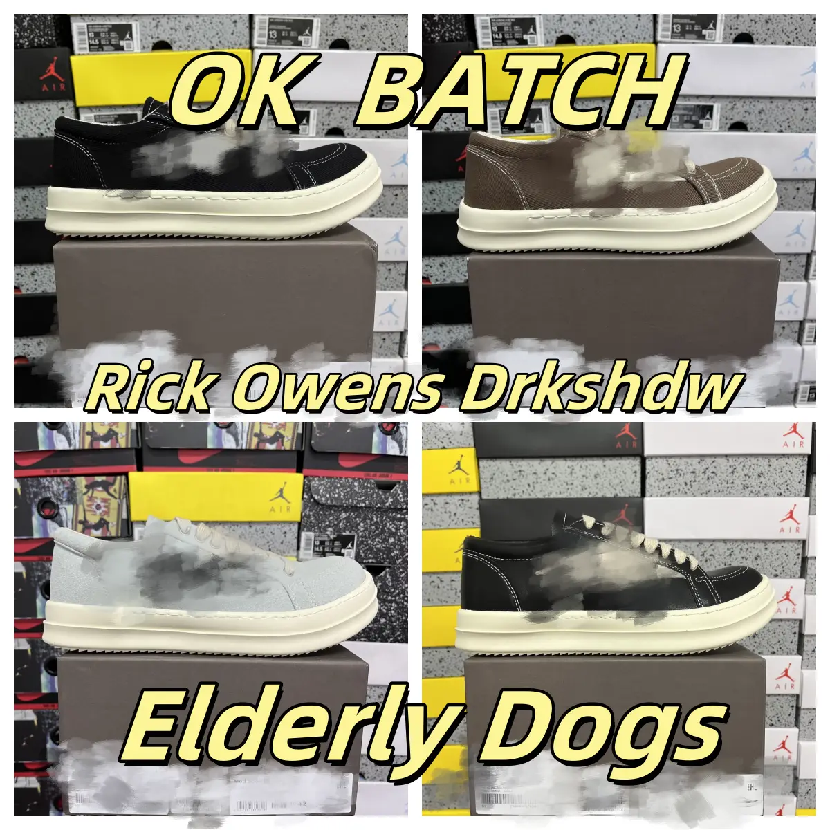 【OK BATCH】Rick Owens休闲板鞋