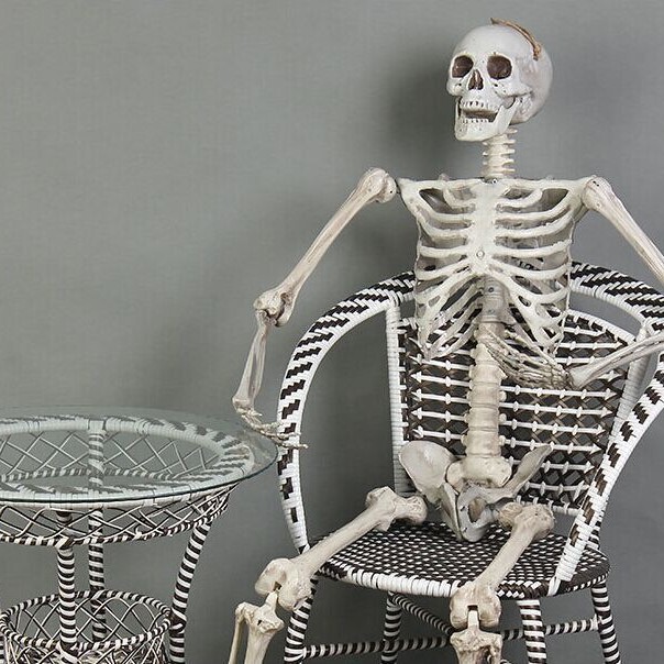 Horror Skull Bones Haunted House Chamber Site Layout Plastic Props Factory Direct Halloween Skull Skeleton