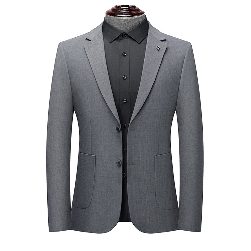 Light Luxury Fashion Business Suit Jacket Men's British Formal Suit Slim Professional Dress Single Top Men's Clothing