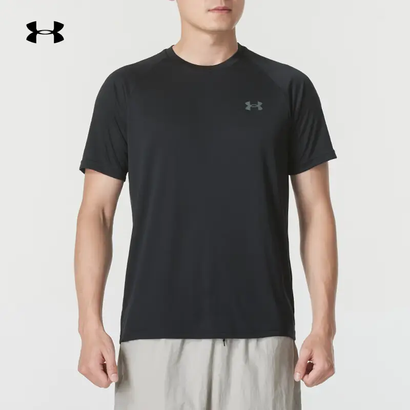 Under Armor Ua Genuine Quick-Drying T-Shirt Men's Fitness Training Half-Sleeve Breathable Casual Sports Short-Sleeve 1327965 Ad