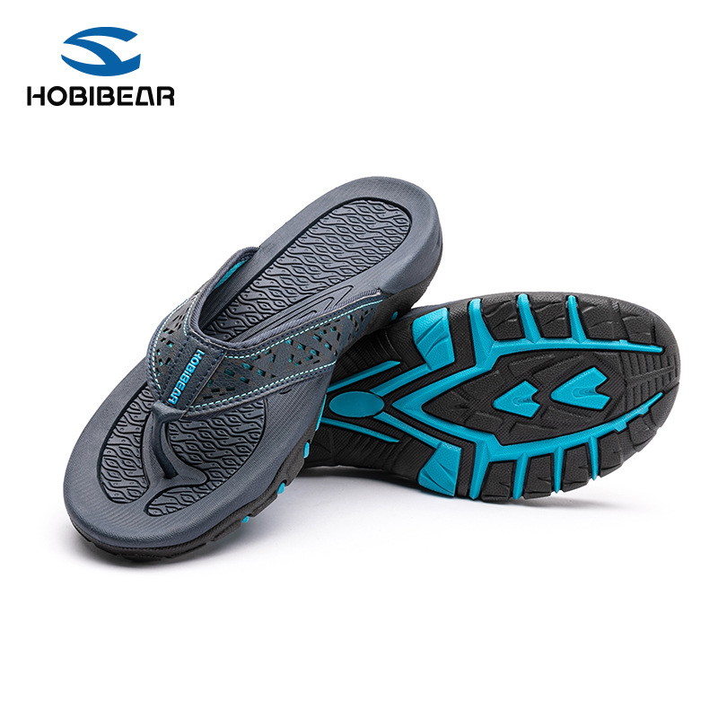 Men's Sandals and Slippers Cross-Border New Breathable Men's Beach Shoes Summer Lightweight Casual Open-Toe Flip-Flops Dropshipping