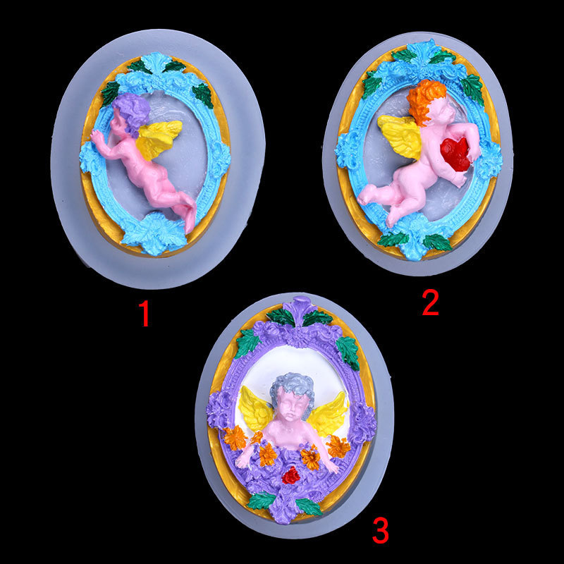 Wings Angel Silicone Mould DIY Handmade Soap Aromatherapy Candle Mould Clay Gypsum Hand-made Accessories