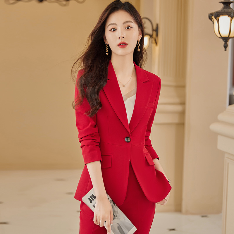 2023 Suit Jacket Women's High-end Fashionable Business Wear Elegant Goddess Fan Formalwear Western Style Fashionable Small Suit Suit