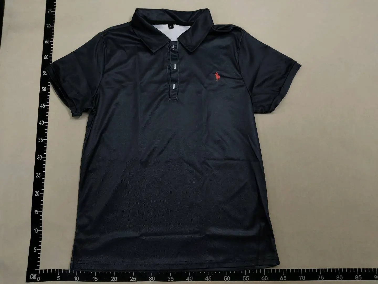 Classic Summer Export Paul Polo Shirt Men's Short-Sleeved T-Shirt Lapel Pony Logo 3D Printing Cross-Border Casual