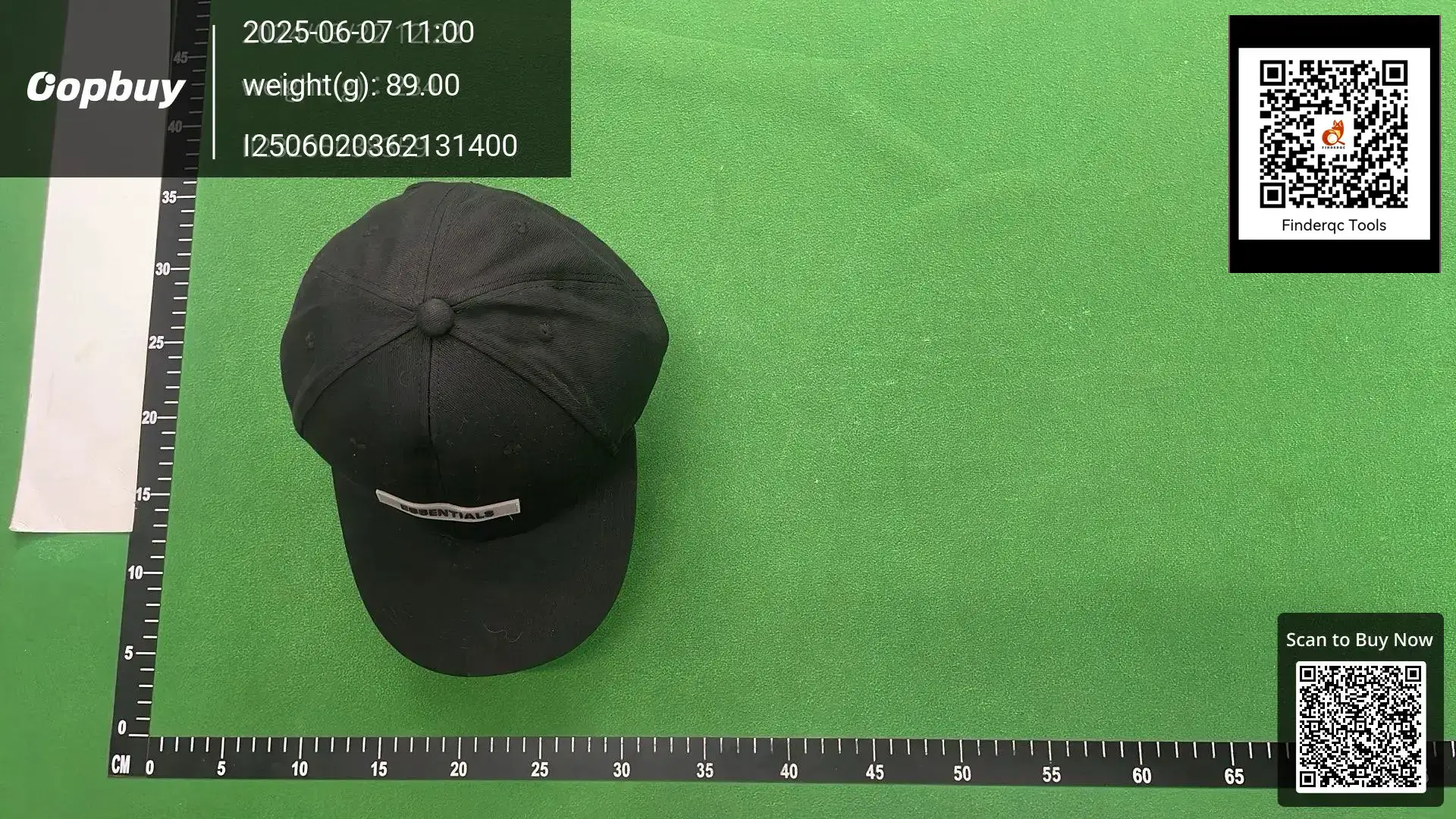Correct version of FOG double line ESSENTILAS trend high street simple cap simple baseball hat for men and women