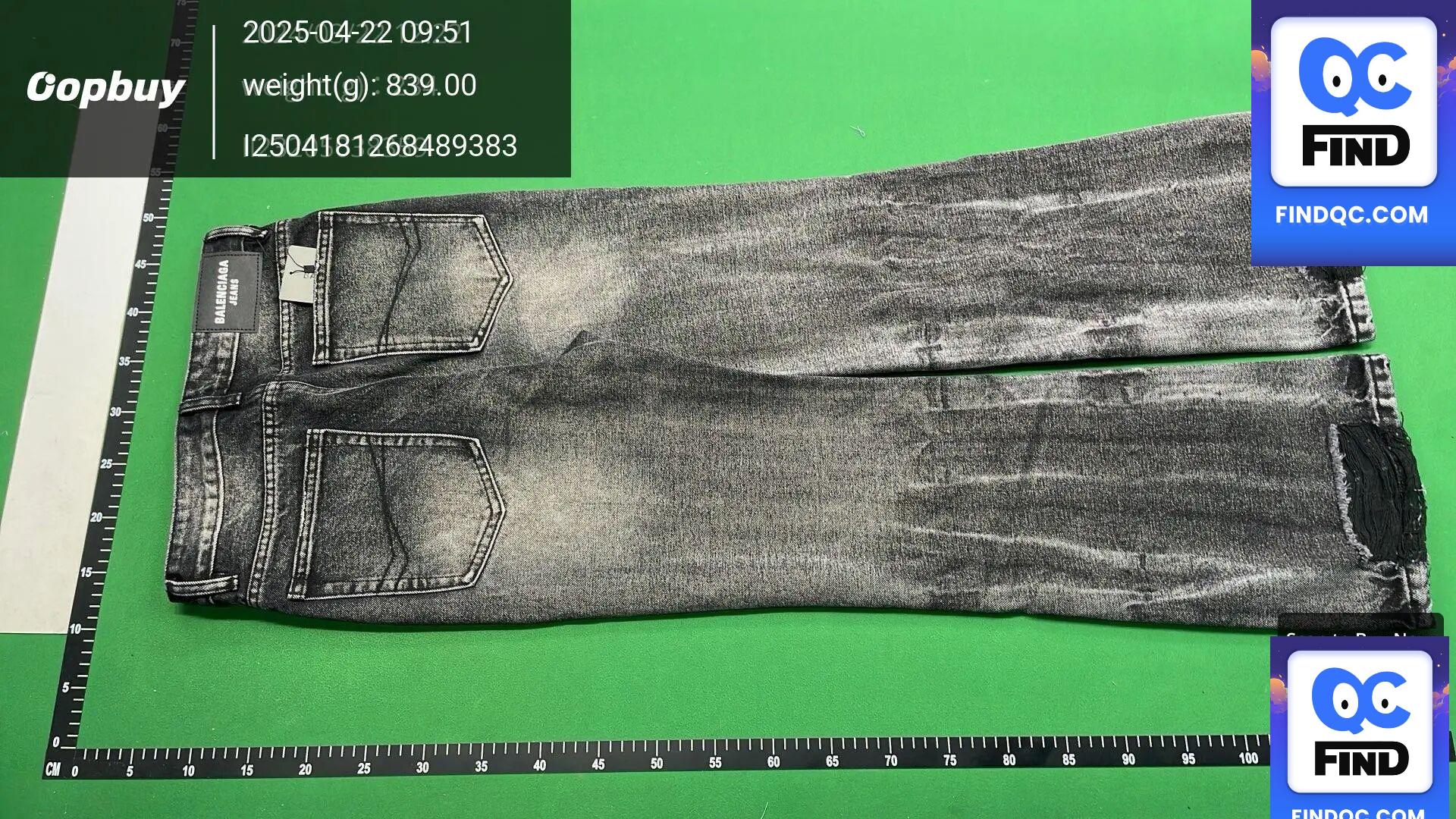 Spring and summer 2023 new B INS Net Red new Black gray washed to destroy the old horn straight jeans for men and women QC