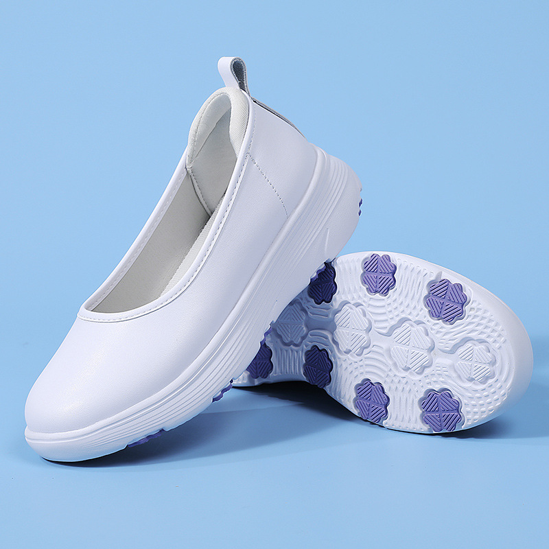 Ready Stock Nurse Shoes for Women, Summer Soft-Soled Breathable Slip-Ons That Don'T Tire Your Feet, Hospital Work Shoes, Black, Wholesale, Cross-Border Shipping