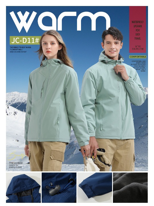 Winter one-piece polar fleece assault clothing tooling custom work clothes coat advertising shirt jacket printed logo wholesale