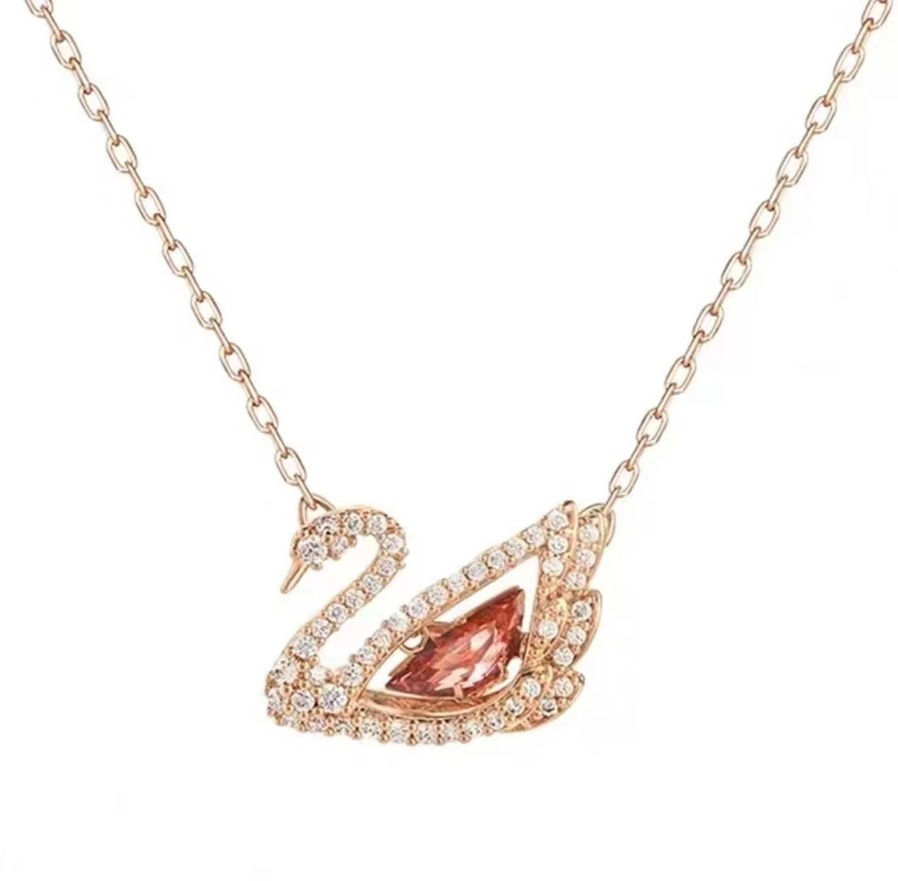 Swarovski Swan Necklace