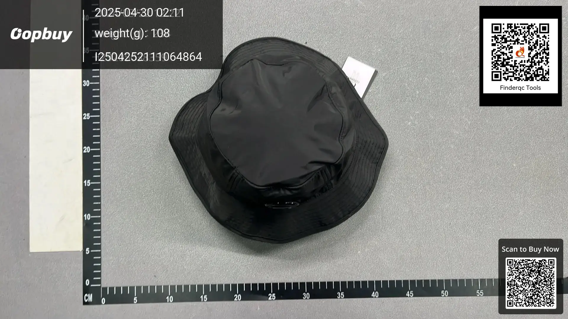 Prada Black Nylon Bucket Hat