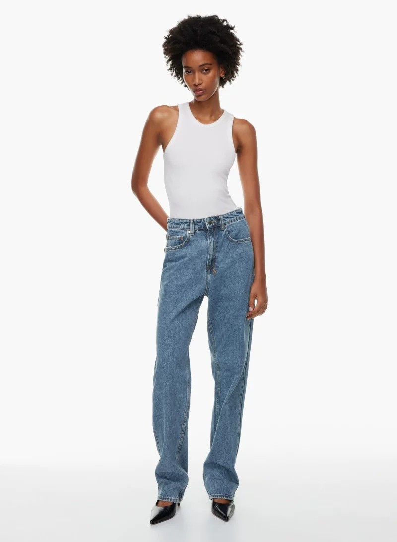 Bigd Ready-To-Wear Clothing, Ksub1 Women's Non-Stretch Straight-Leg Jeans Q3 Kz01